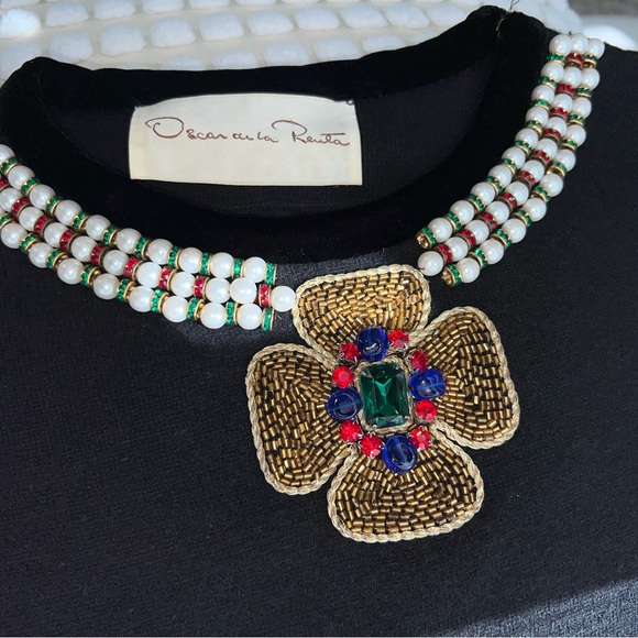 Oscar De La Renta Vintage 1984 Runway Dress - Picture 10 of 15